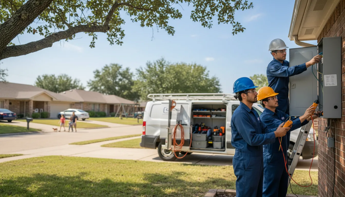 Certified electrician providing emergency electrical services in Blue Mound, KS